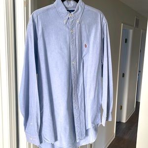 Ralph Lauren Blue Dress Shirt 15.5 34/35